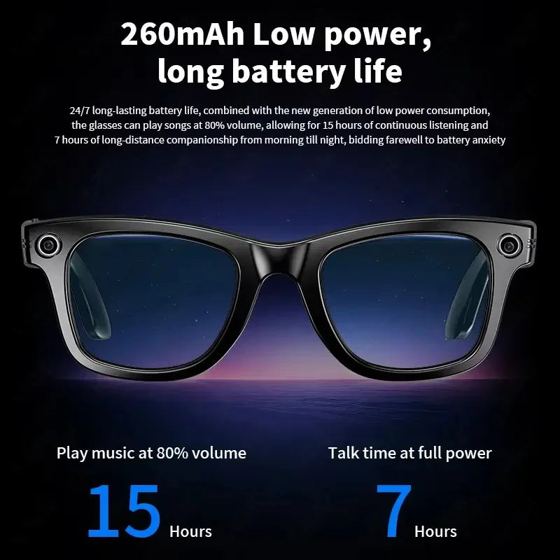 Gafas Inteligentes Meta AI TOP 1 con Cámara de 13MP, Grab...