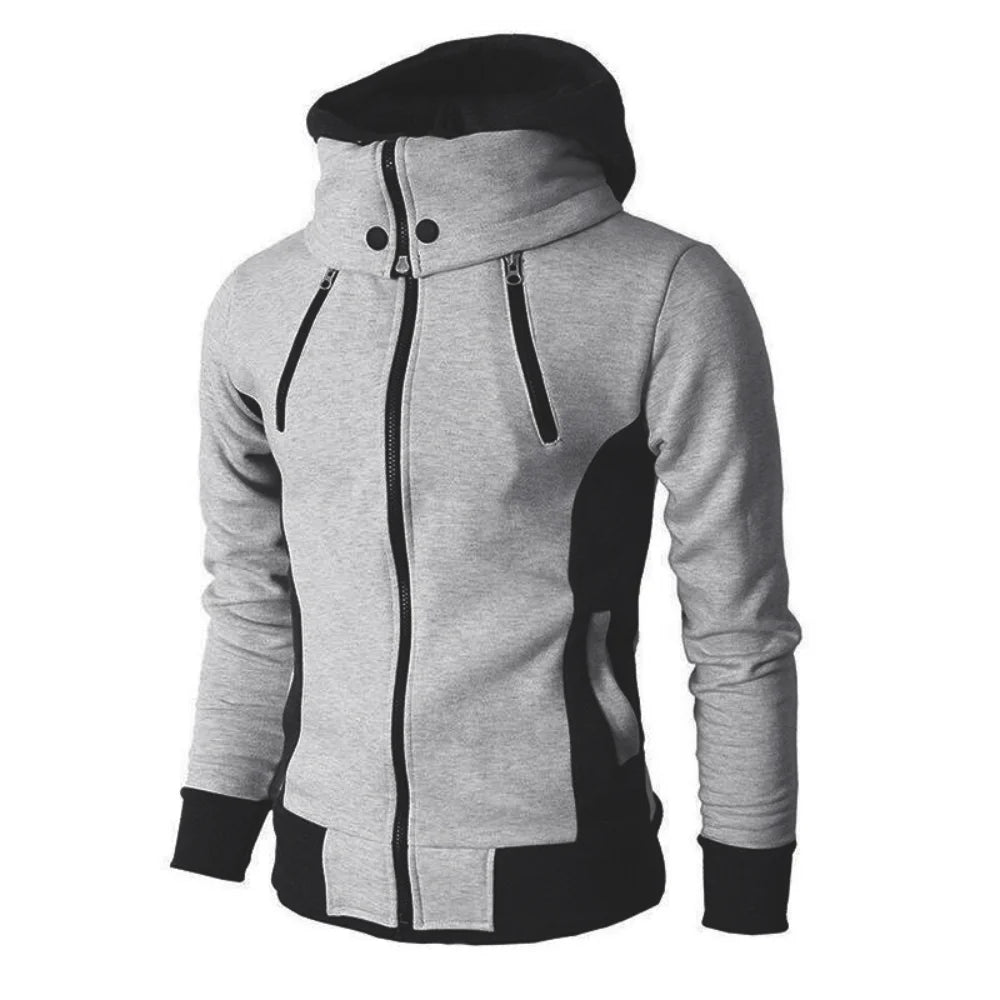 Chaquetas con cremallera para hombre, abrigos informales ...