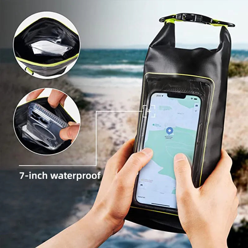 Bolsa Impermeable de PVC de 2L para Natación, con Pantall...