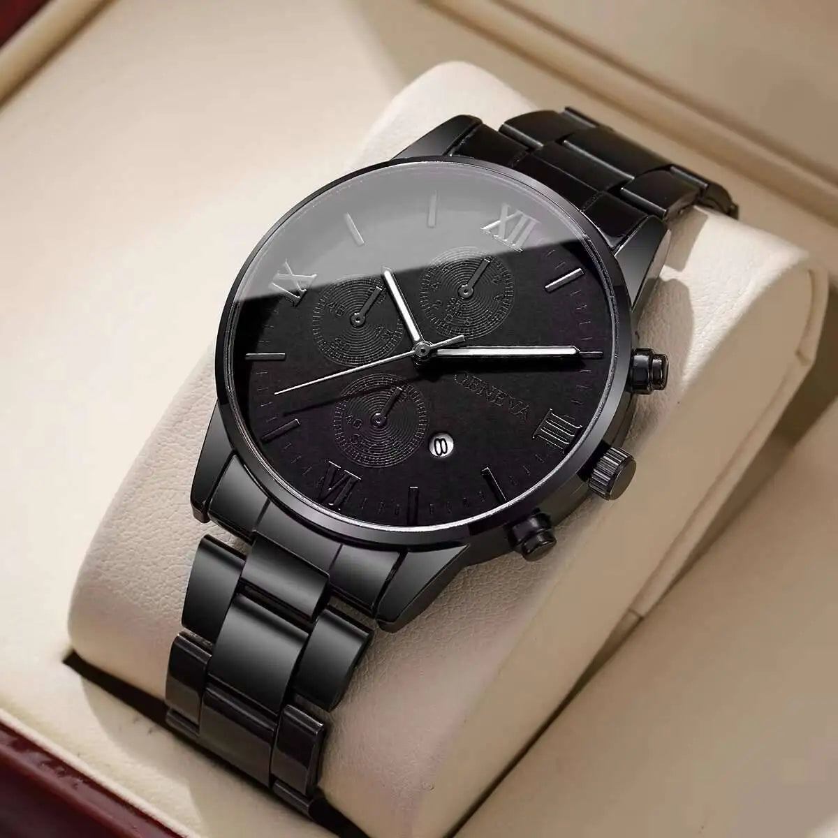 Relojes de negocios para Hombre con esfera Roma a la moda...