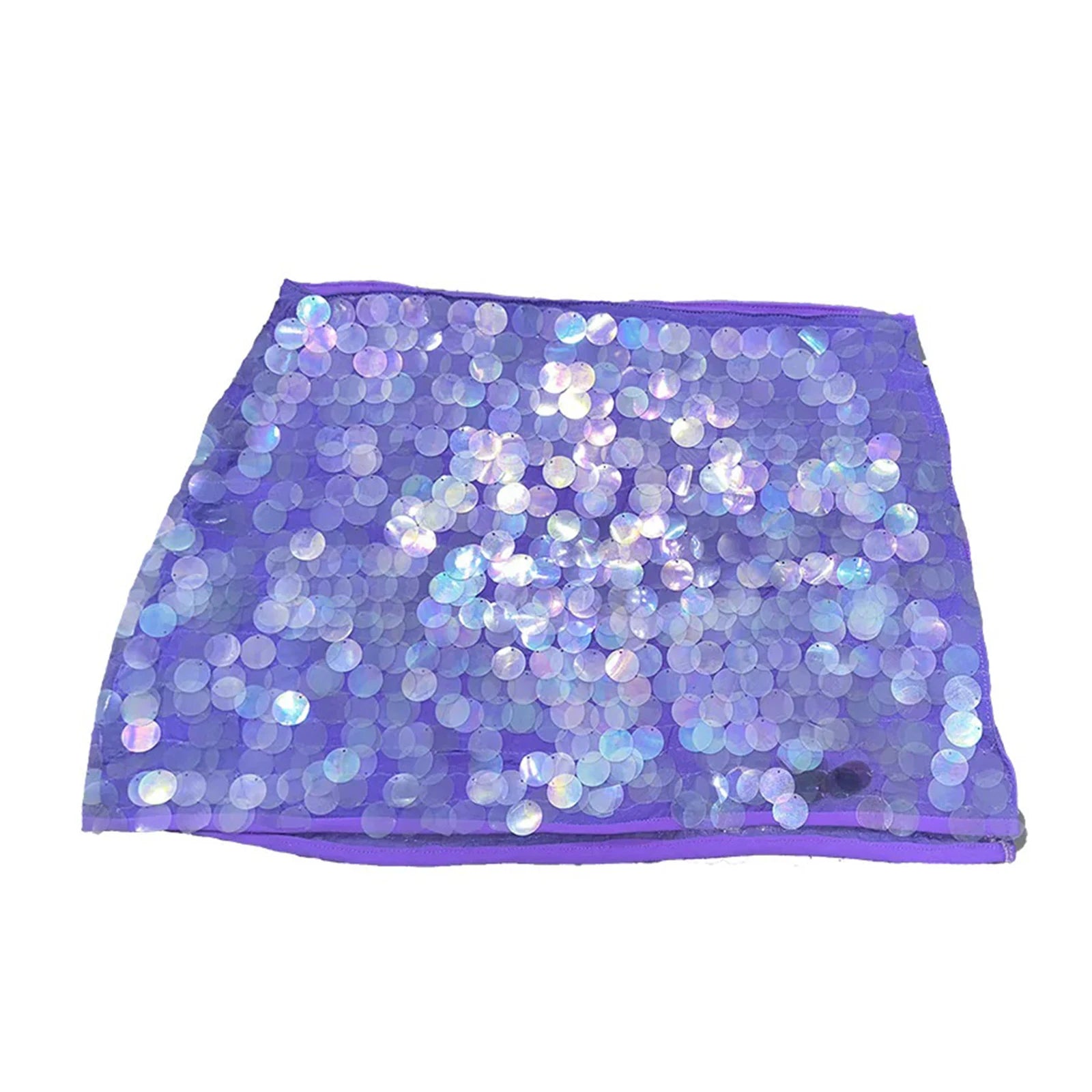 Minifaldas de lentejuelas para mujer, faldas cortas de ve...