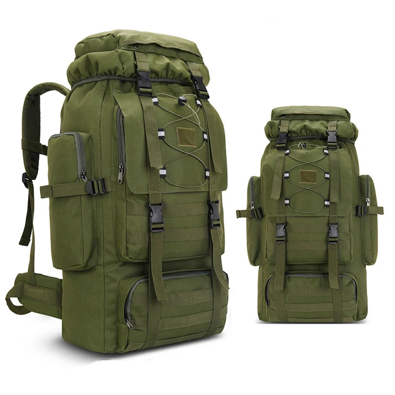 Mochila grande para acampar, bolsa de equipaje de viaje d...
