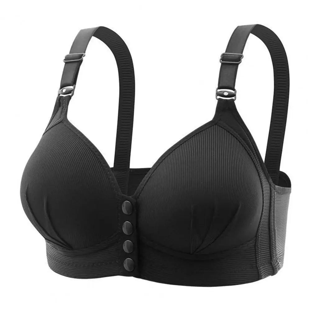 Comfortable cotton women's bra in size G, lightweight and supportive, shown in a natural pose.