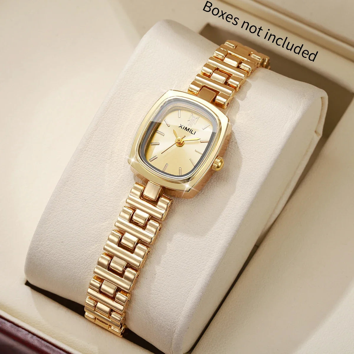 Reloj de Cuarzo Dorado para Mujer, Disponible en 5 Colore...