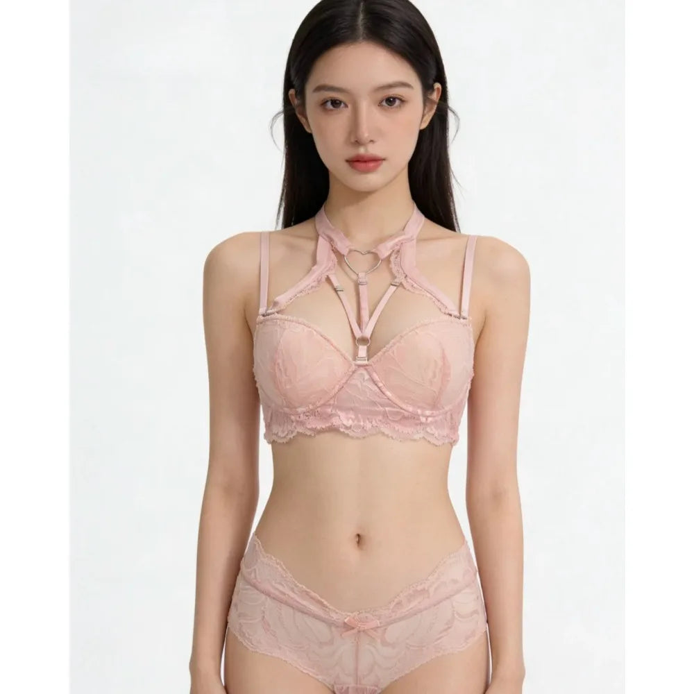 Push-up bra with underwire and removable straps from Corporación Turística, featuring lace details and adjustable fit.