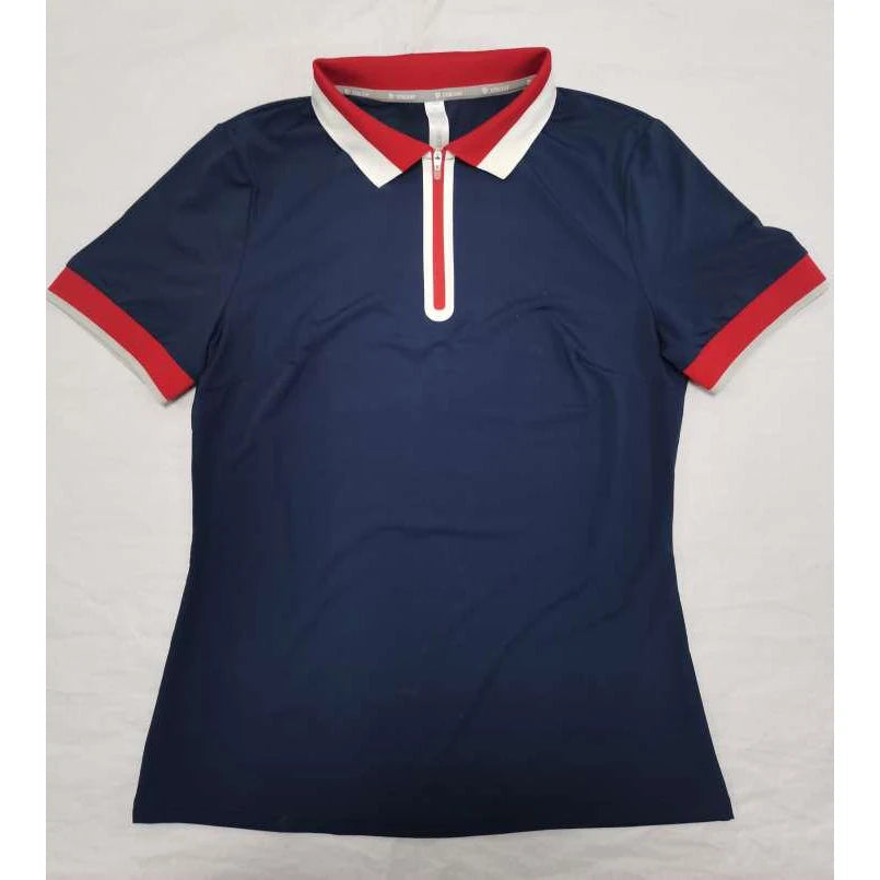 2025 Conjunto de verano para mujer, colegiala, Polo de ma...