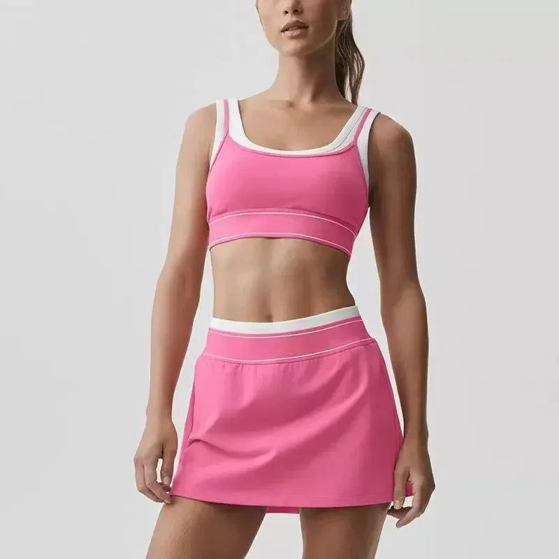 Conjunto Deportivo de 2 Piezas para Mujer, Top Transpirab...