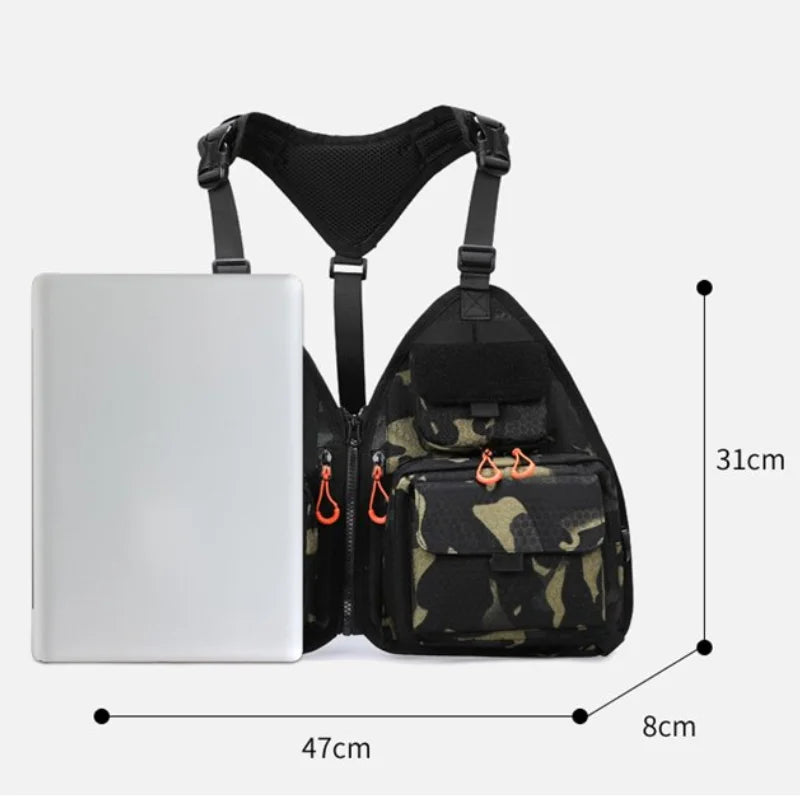 Chaleco Táctico de Pesca y Camping para Hombre y Mujer, c...