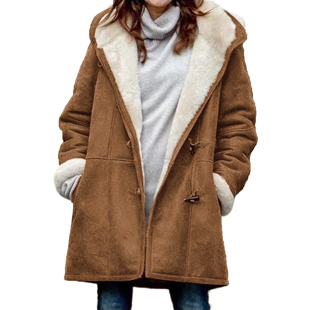Nuevo Abrigo de Mujer para Otoño e Invierno 2026 con Capu...