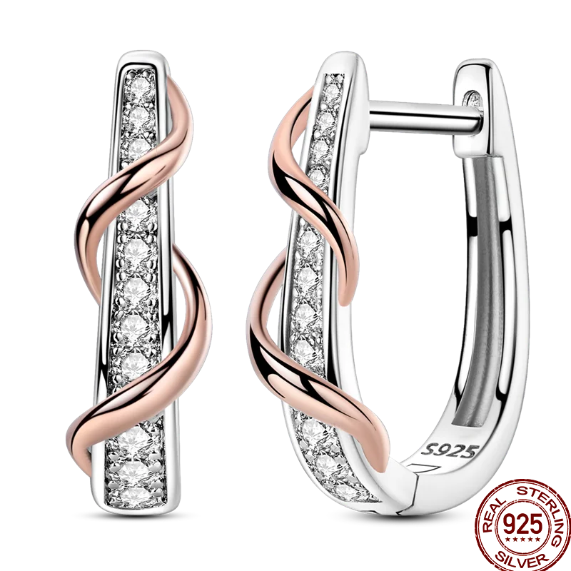 Pendientes Plata de Ley 925 coloridos pendientes de circó...