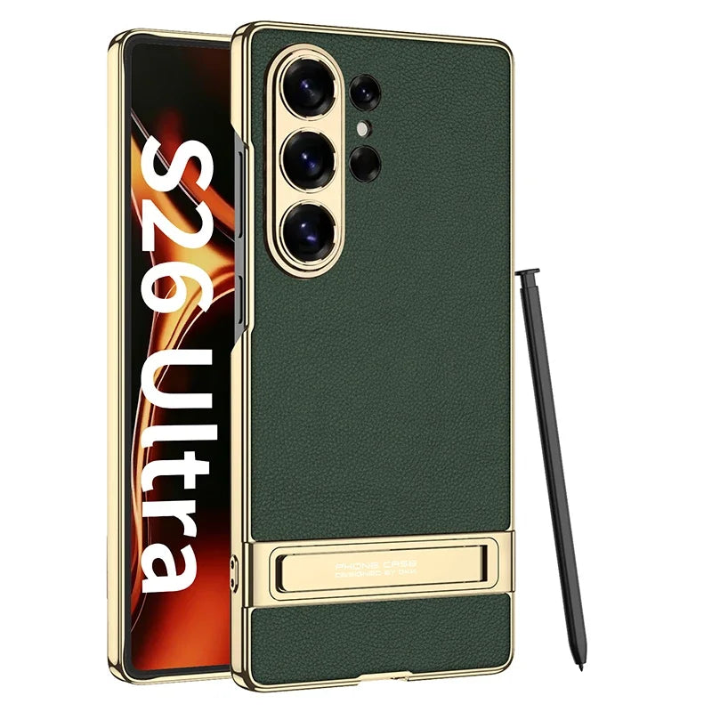 Rigid protective case with stand and copper coating from Corporación Turística, designed for durable device protection.