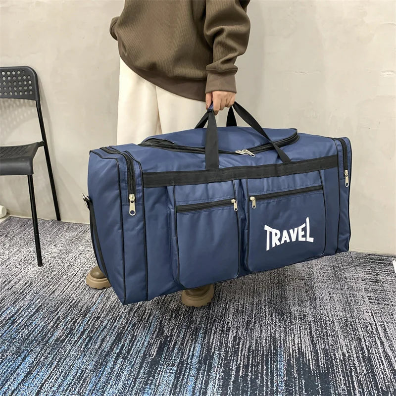 Bolsa de viaje plegable de gran capacidad, bolso deportiv...