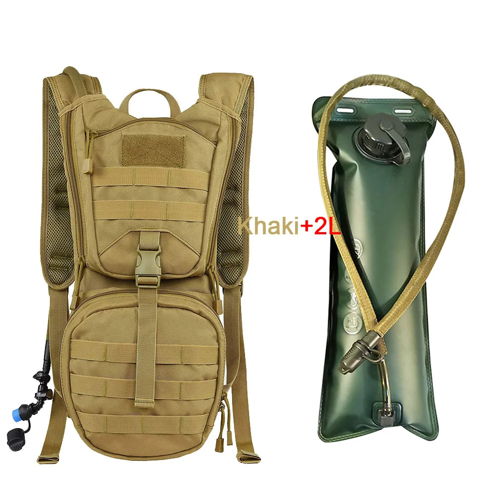 Mochila de hidratación 2 en 1 con vejiga de agua de 2/3L,...