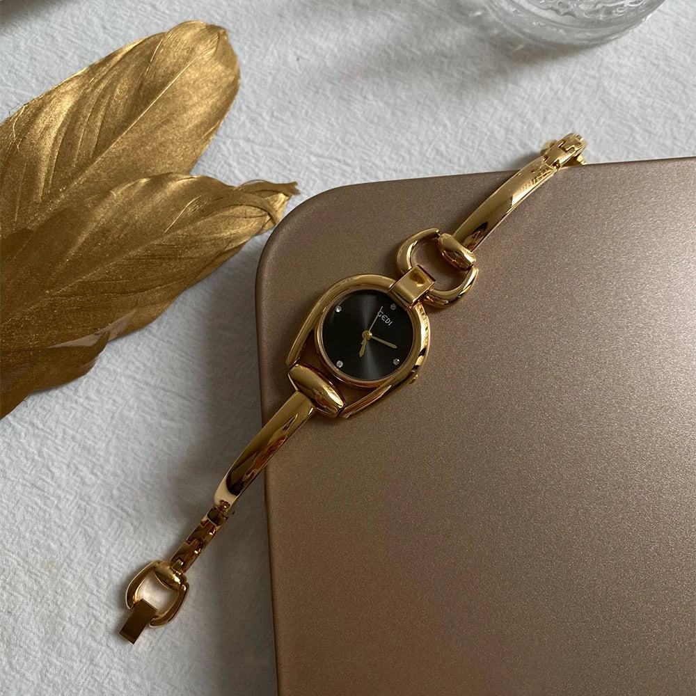 Reloj de Cuarzo con Correa de Acero, Estilo Moderno y Ele...