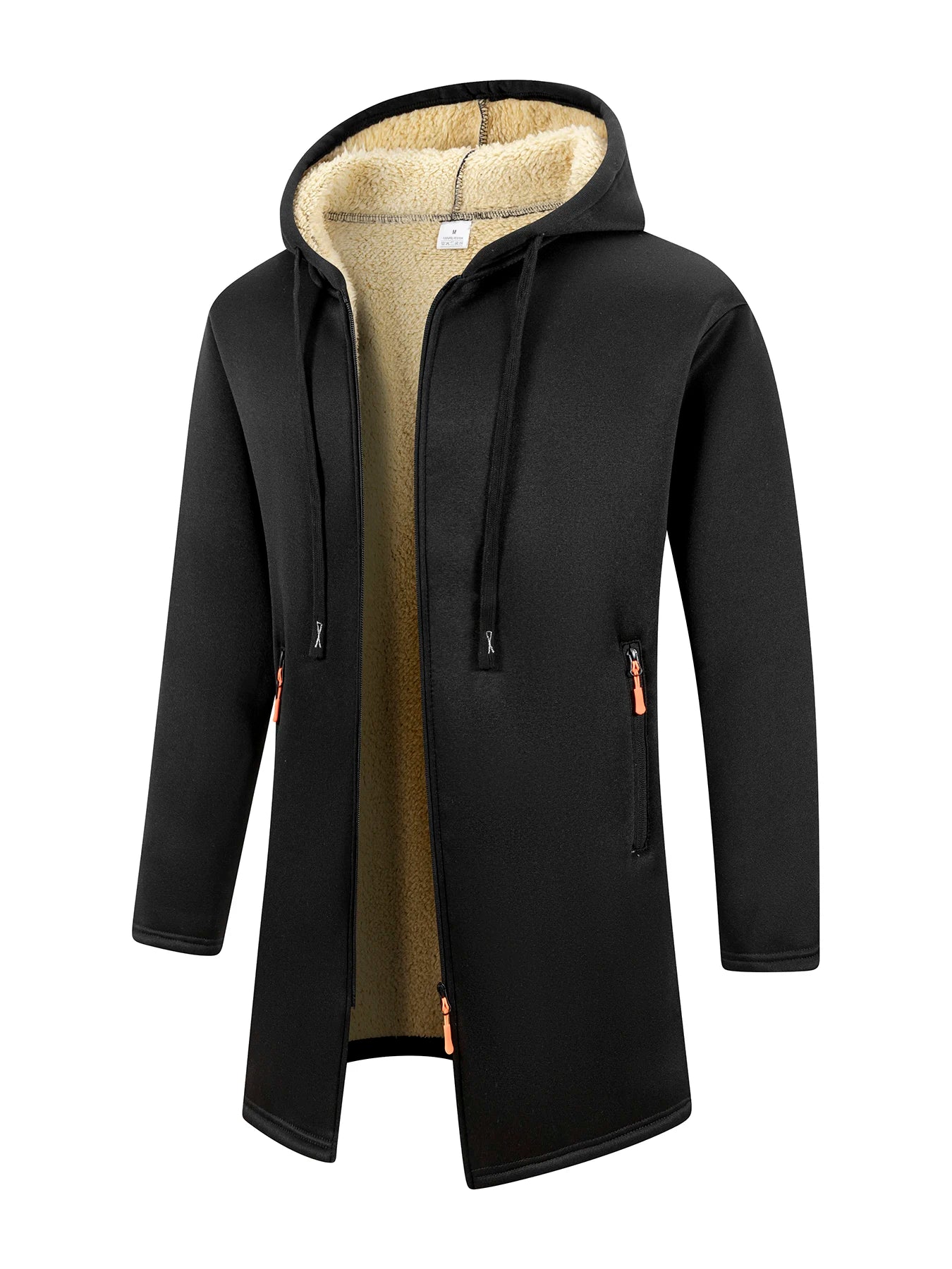 Chaqueta Gruesa Hombre con Capucha y Cremallera - Abrigo Invierno Cálido - Corporación Turística