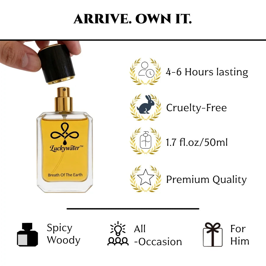 Eau de Parfum Premium para Hombre, 50ml, Colonia Amaderad...