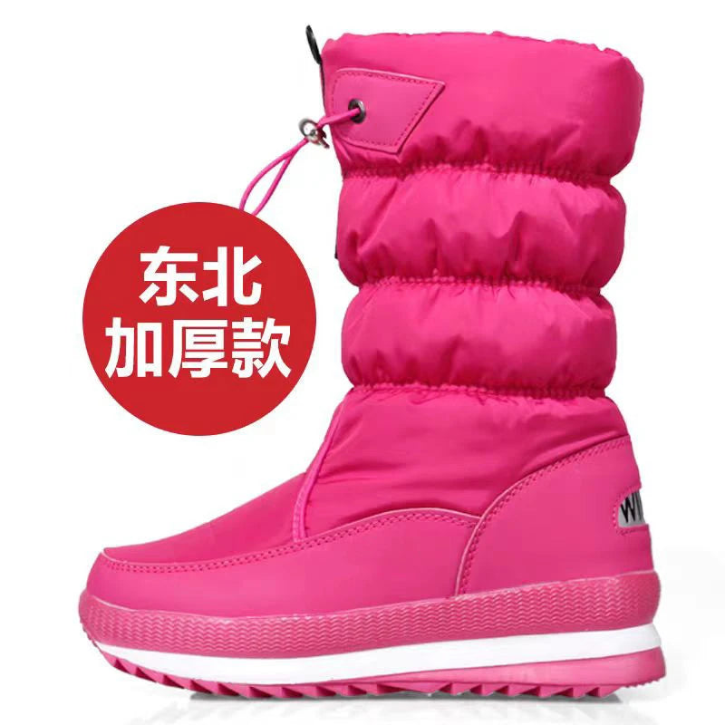 Botas de suelo sin esquí para mujer del noreste, zapatos ...