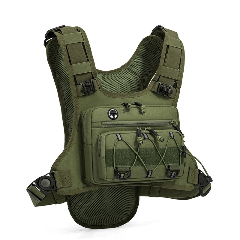 Bolsa Táctica, Chaleco con Bolsillos Frontales, Mochila p...