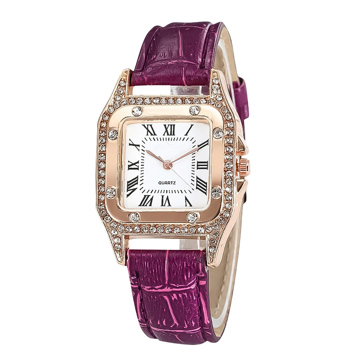 Reloj elegante de marca superior con correa de cuero para...