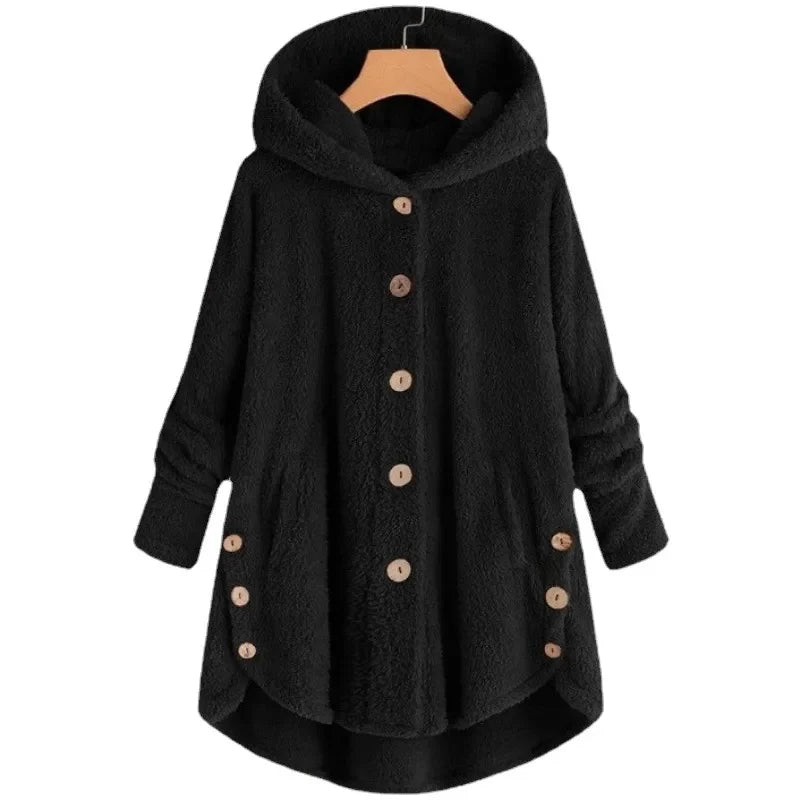 Abrigo de otoño e invierno para mujer, abrigo cálido de o...