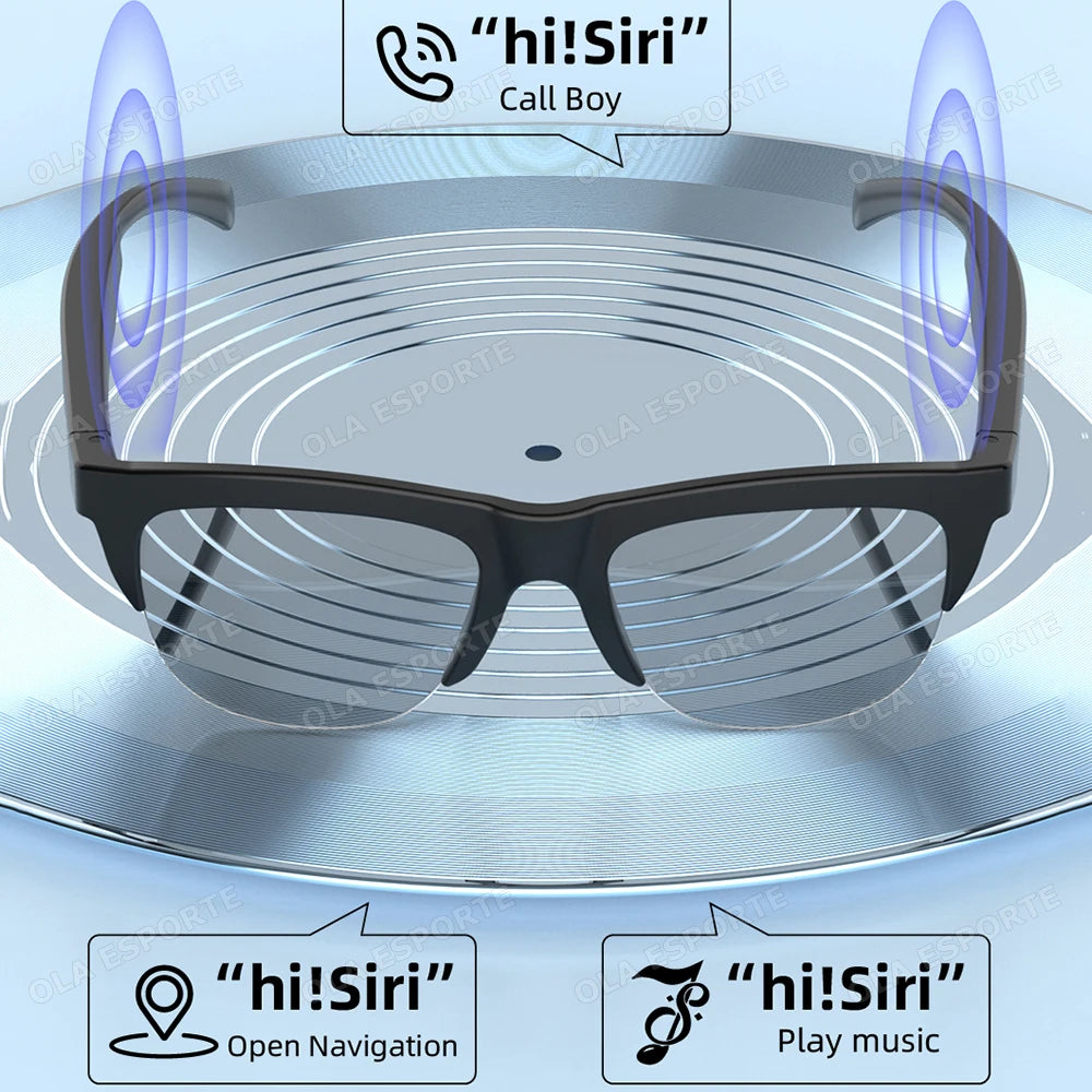 Gafas inteligentes con lentes que cambian de Color, asistente de voz, llamadas inalámbricas Bluetooth, cámara para deportes al aire libre, gafas de sol de moda Anti-UV, 2026