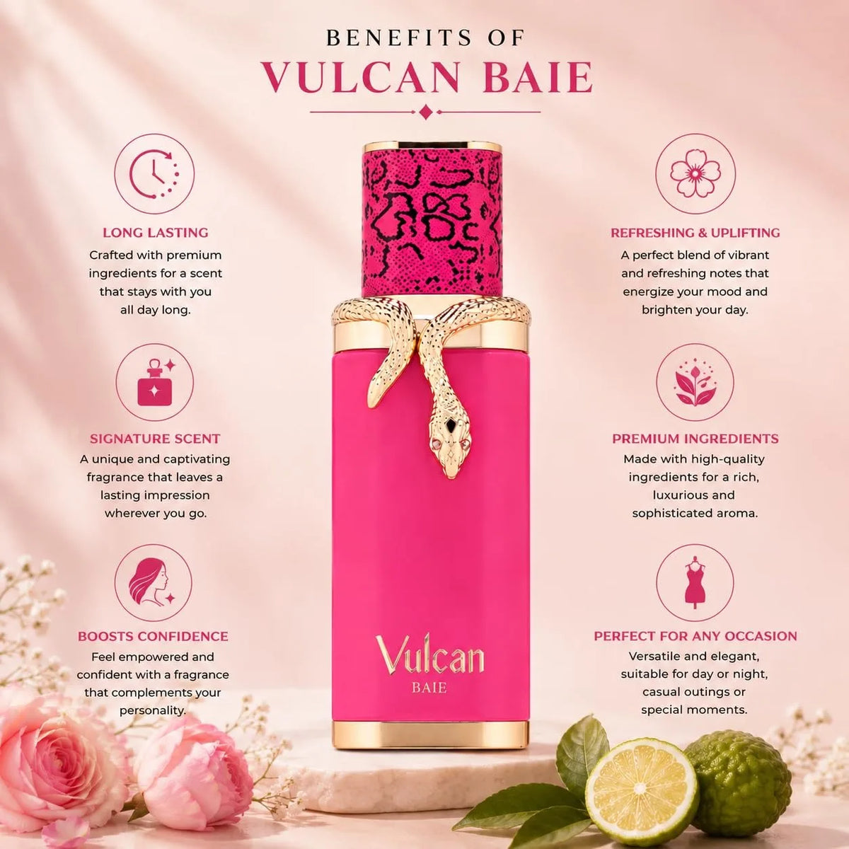French Avenue Vulcan Baie Eau De Parfum 100ml Spray - Flo...