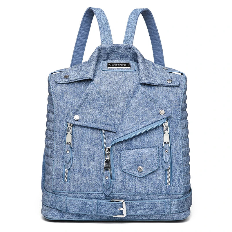 Bolso de mano de algodón vaquero de lujo, monederos de di...