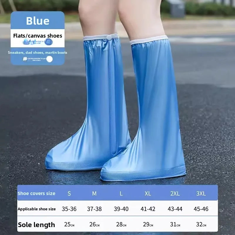Thick disposable waterproof shoe cover by Corporación Turística, designed to protect footwear from dirt and moisture.