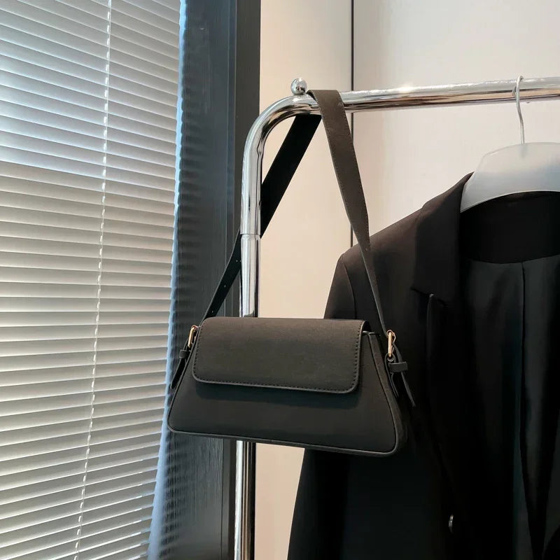 Bolsos de un solo hombro morados de lujo para mujer, bols...