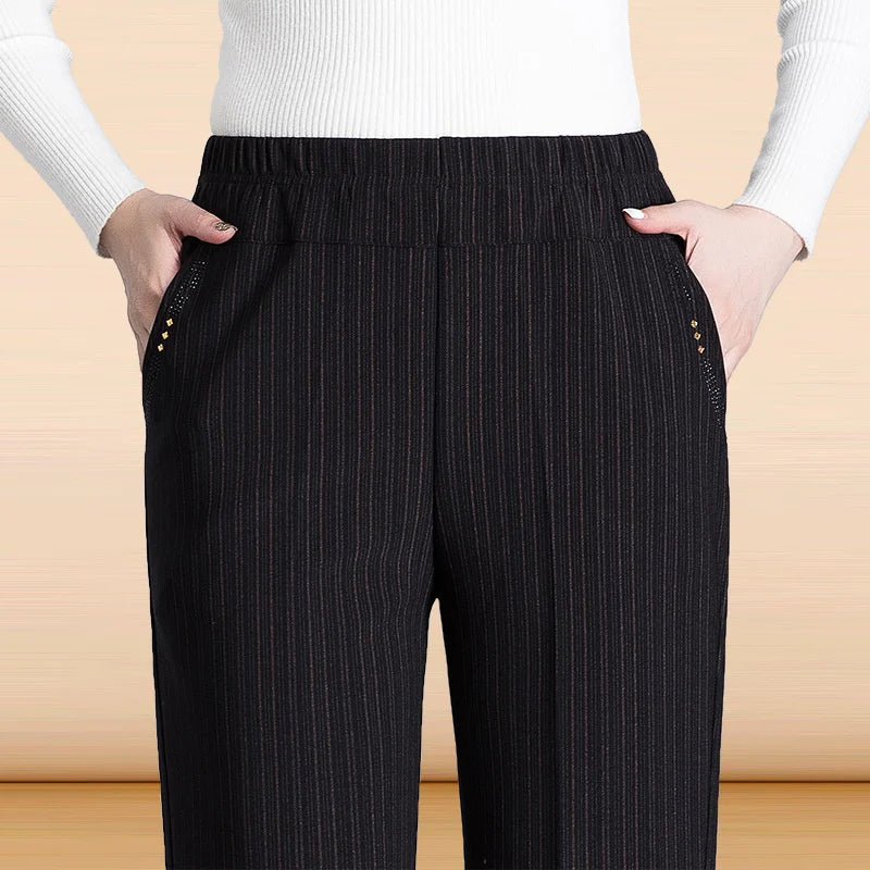 Pantalones Mujer Cintura Alta Elásticos OKXGNZ Otoño Invierno XL-9XL