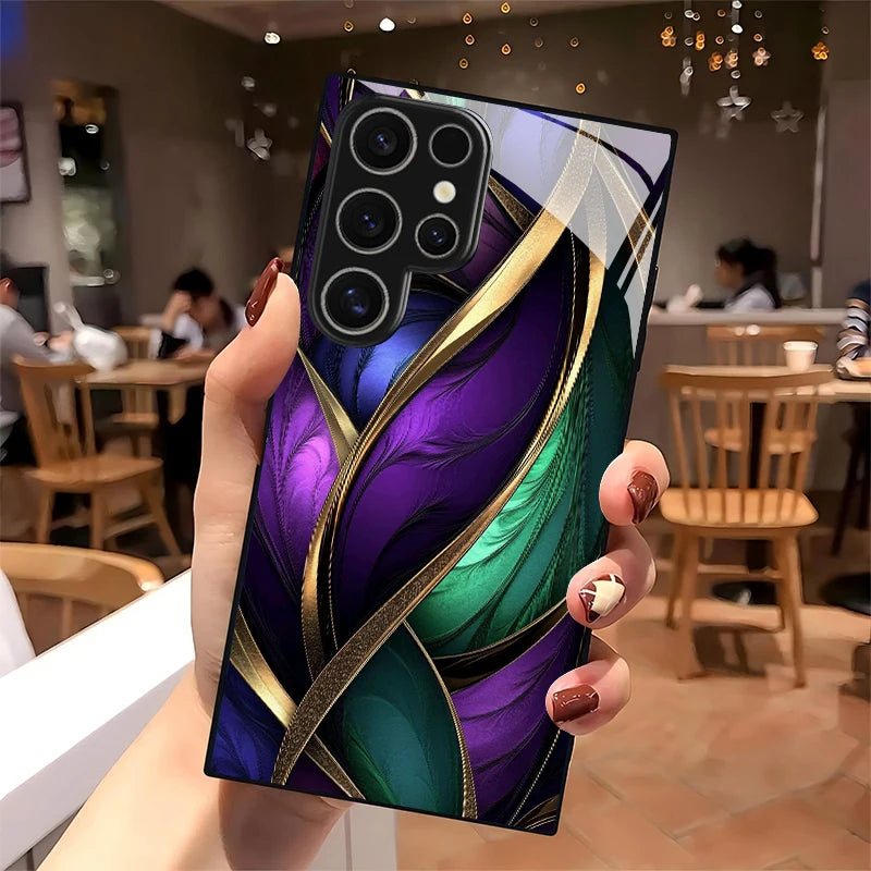 Samsung S26 phone case with a stylish 2D pattern, designed for a snug fit and protection, by Corporación Turística.