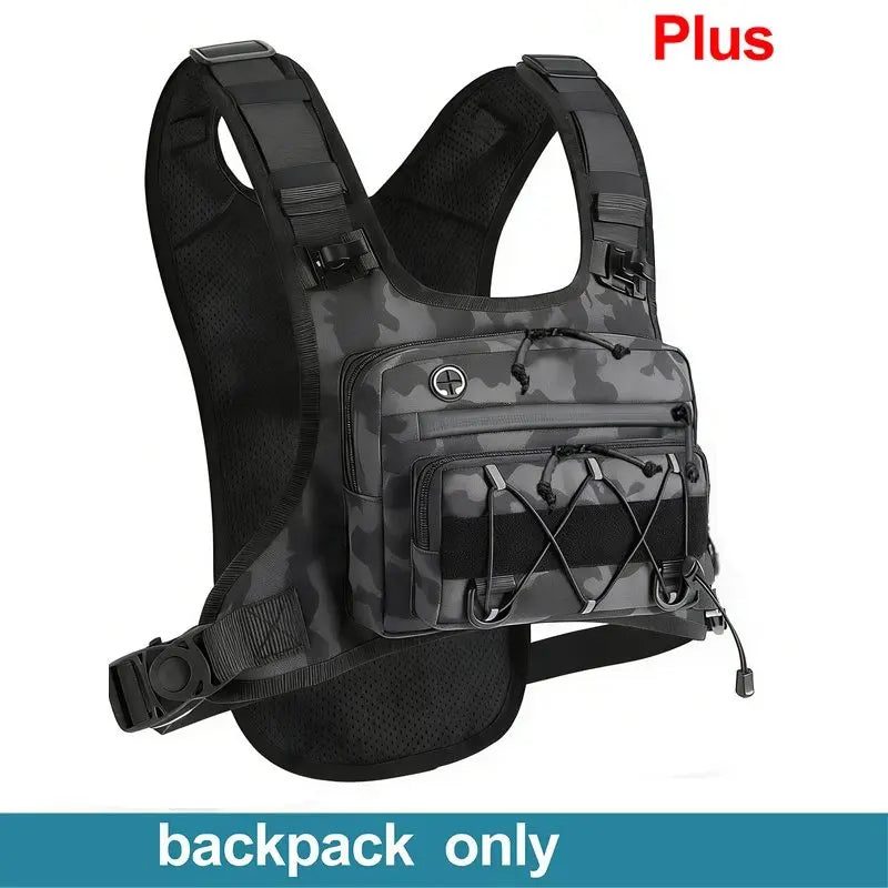 Chaleco de Hidratación para Correr, Ciclismo, Senderismo, Carreras de Bicicleta, Maratón, Bolsa Deportiva Táctica para Hombres y Mujeres, Mochila de Camping