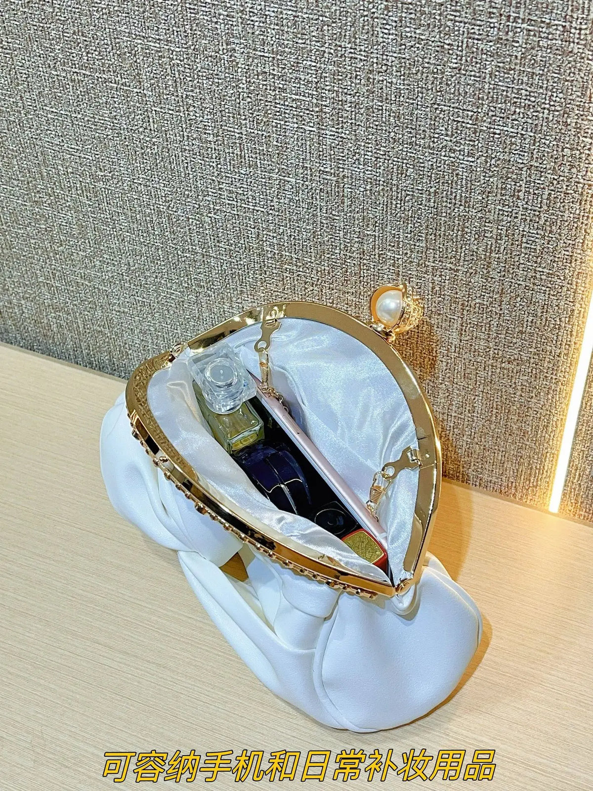 Bolsos de hombro con cadena de lujo para mujer, bolsos ro...