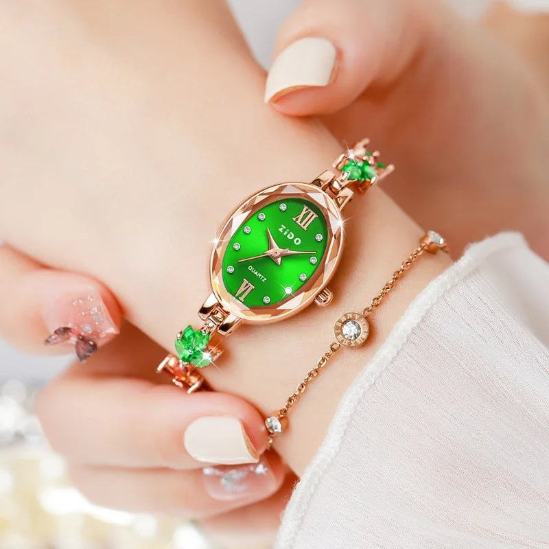 Relojes UTHAI V22 para mujer, reloj femenino ligero de lu...