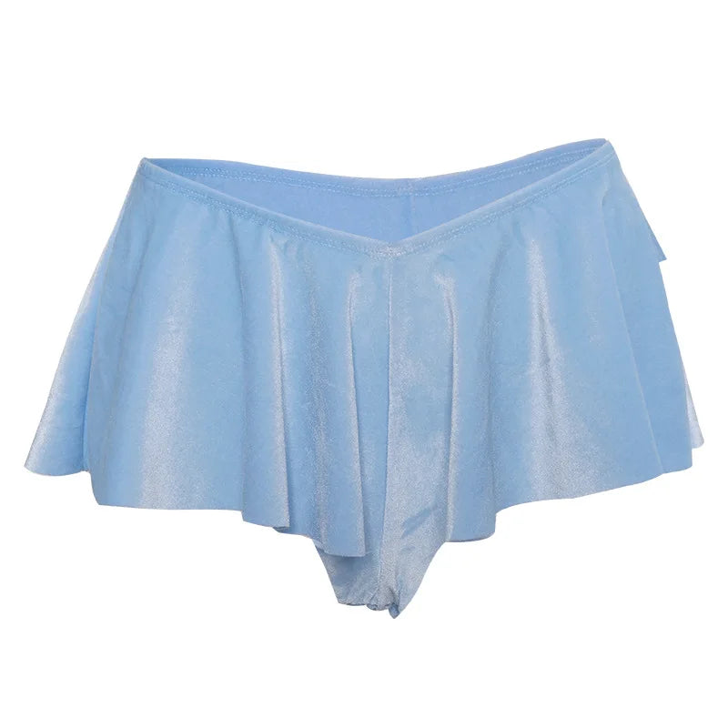 Pantalones cortos holgados de cintura baja para mujer, pa...