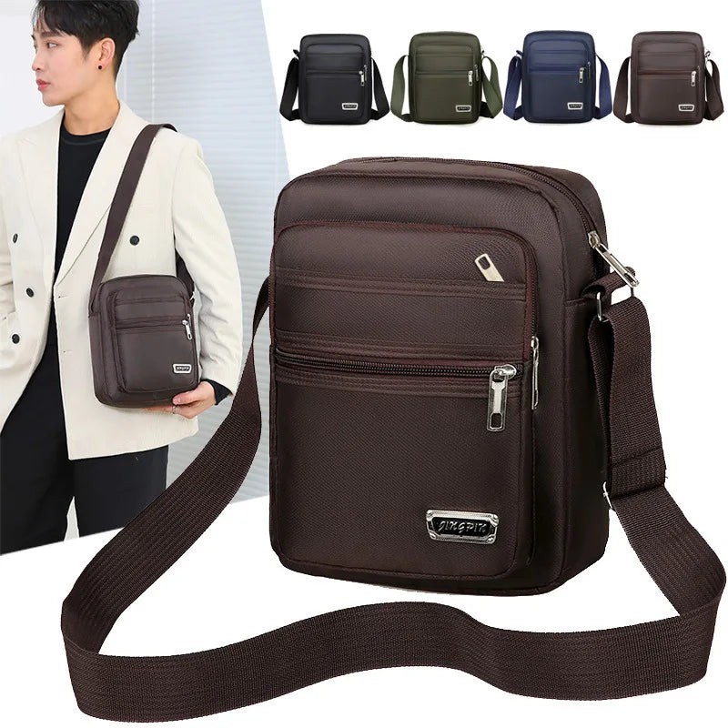 Bolsos cruzados impermeables para hombre, bolsos de hombr...