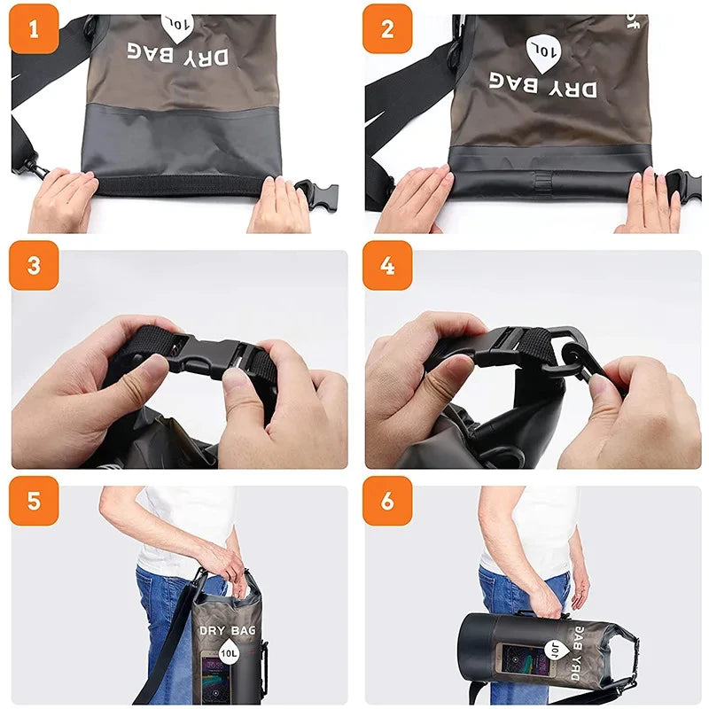 Bolsa Impermeable para Natación, Mochila Transparente de ...