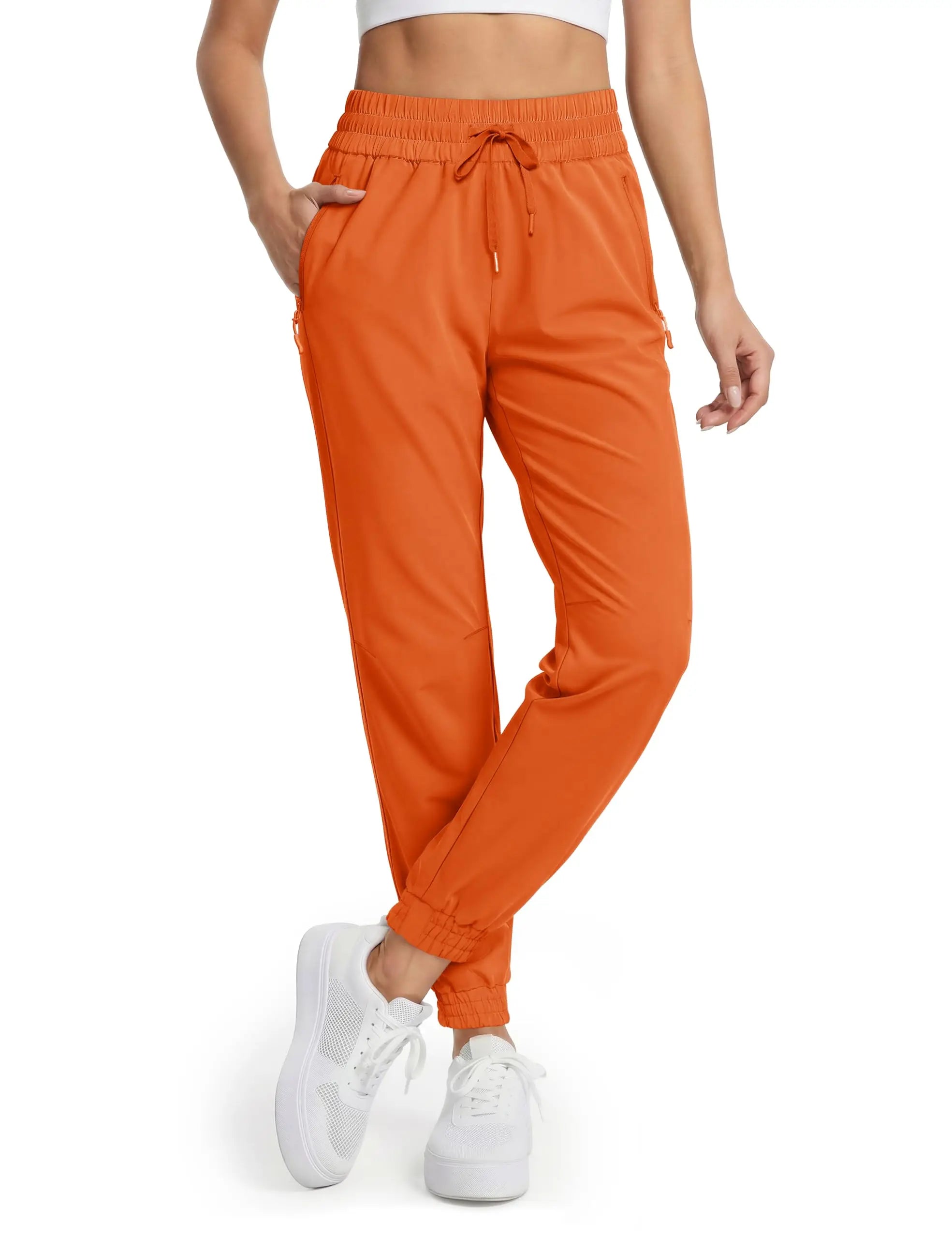 MAGCOMSEN Pantalones de senderismo impermeables para muje...