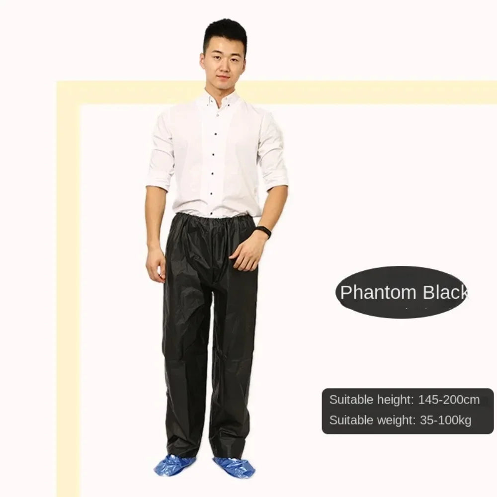 Unisex camping pants by Corporación Turística, durable outdoor pants for men and women, shown in a neutral outdoor setting.