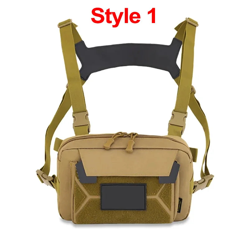 Mochila táctica para aparejo de pecho, Kit de reconocimie...