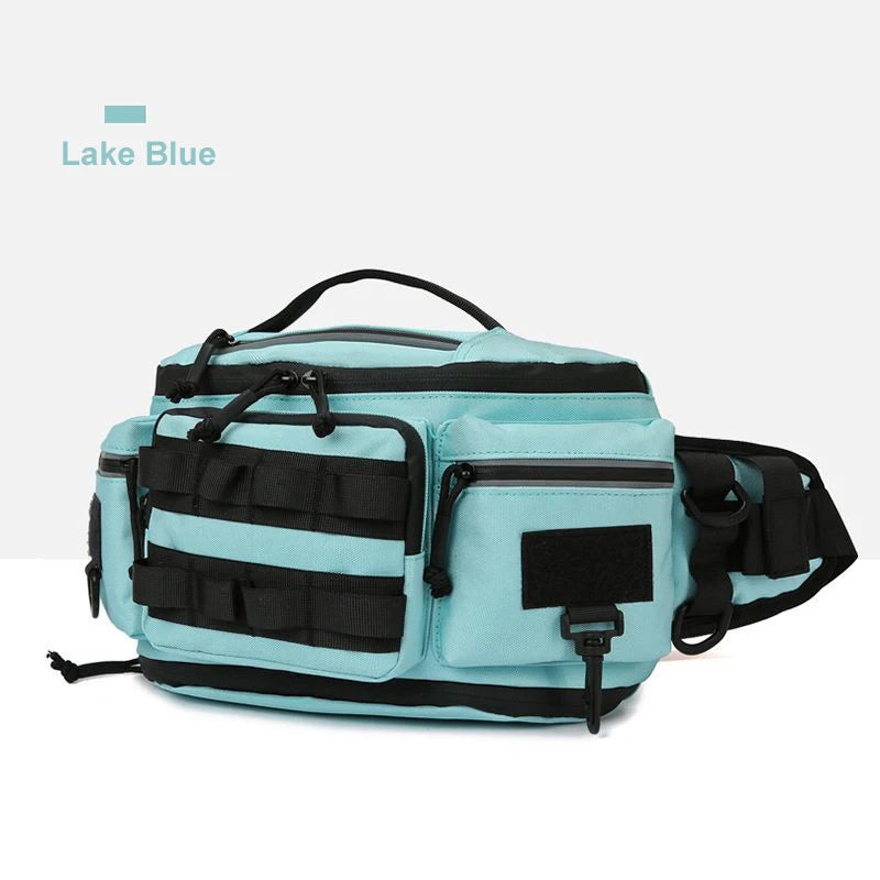 Riñonera táctica para pesca con señuelo, mochila de viaje...