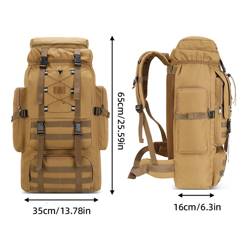 Mochila grande para acampar, bolsa de equipaje de viaje d...