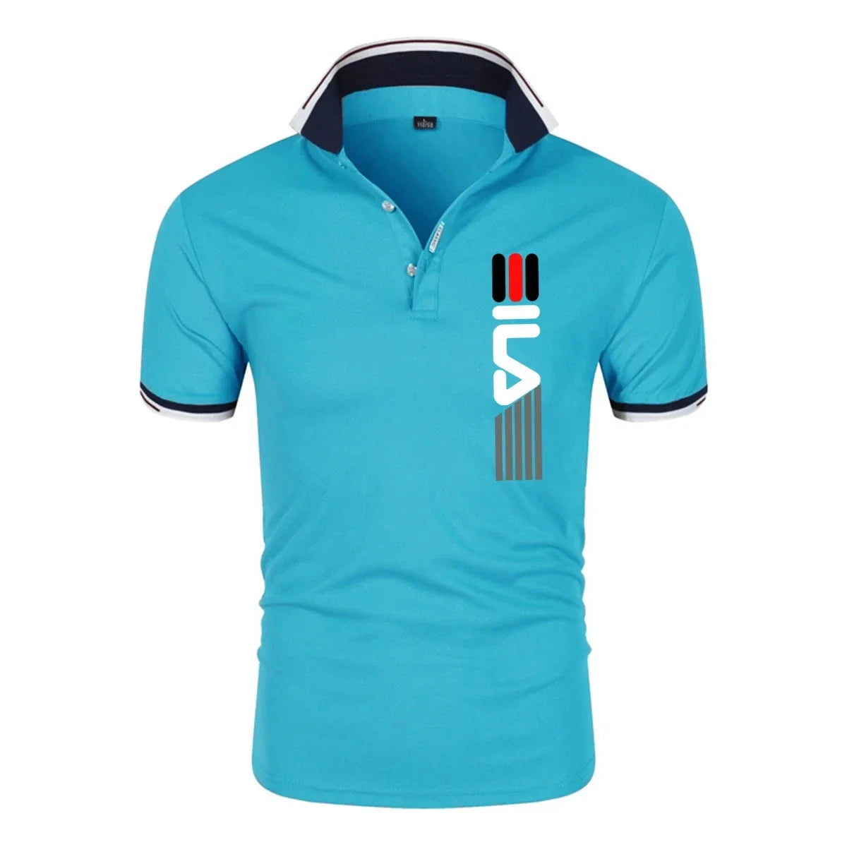 Polo Verano 2025 Hombre: Estampado Negocios Slim Fit Casual - Corporación Turística