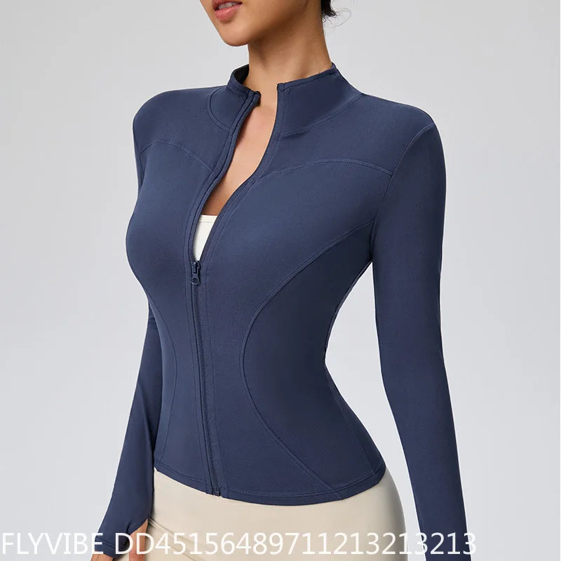 Chaqueta Deportiva de Secado Rápido para Mujer, con Cierr...