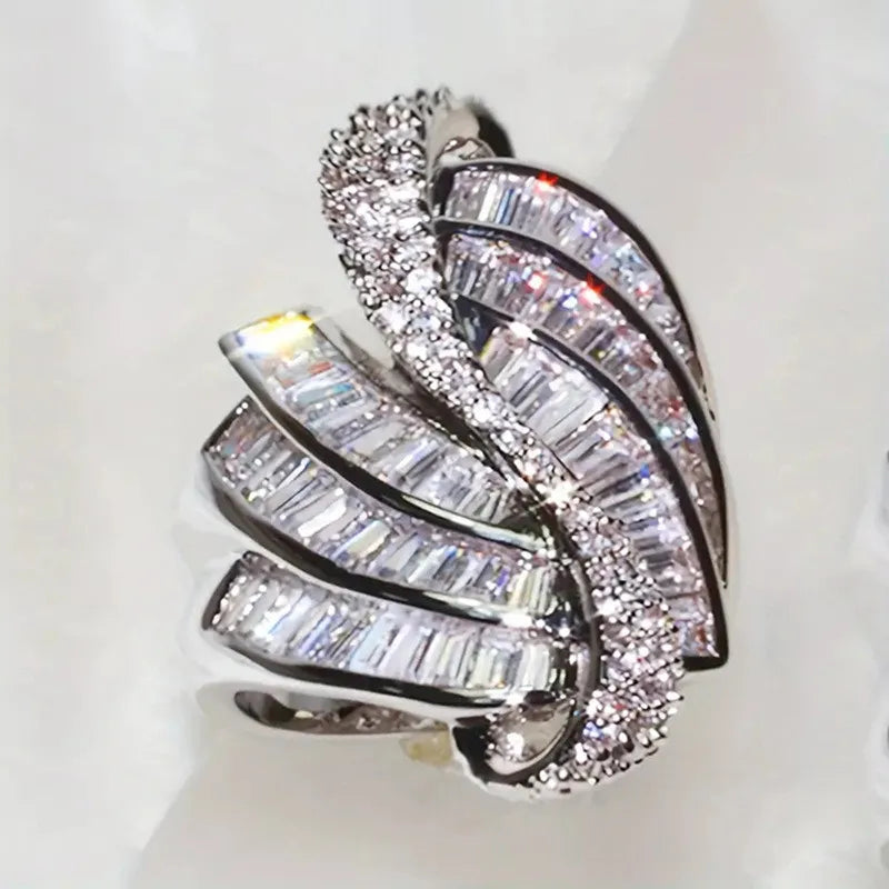 Anillos de Plata de Ley 925 para Accesorios de Boda, Herm...