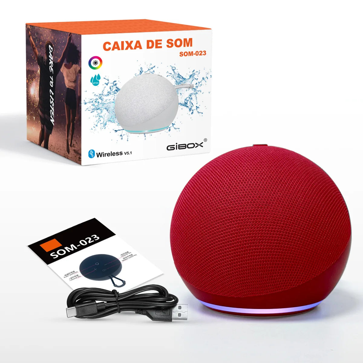 Altavoz Bluetooth Owl Mini Portátil Exterior Alexa Sonido HD