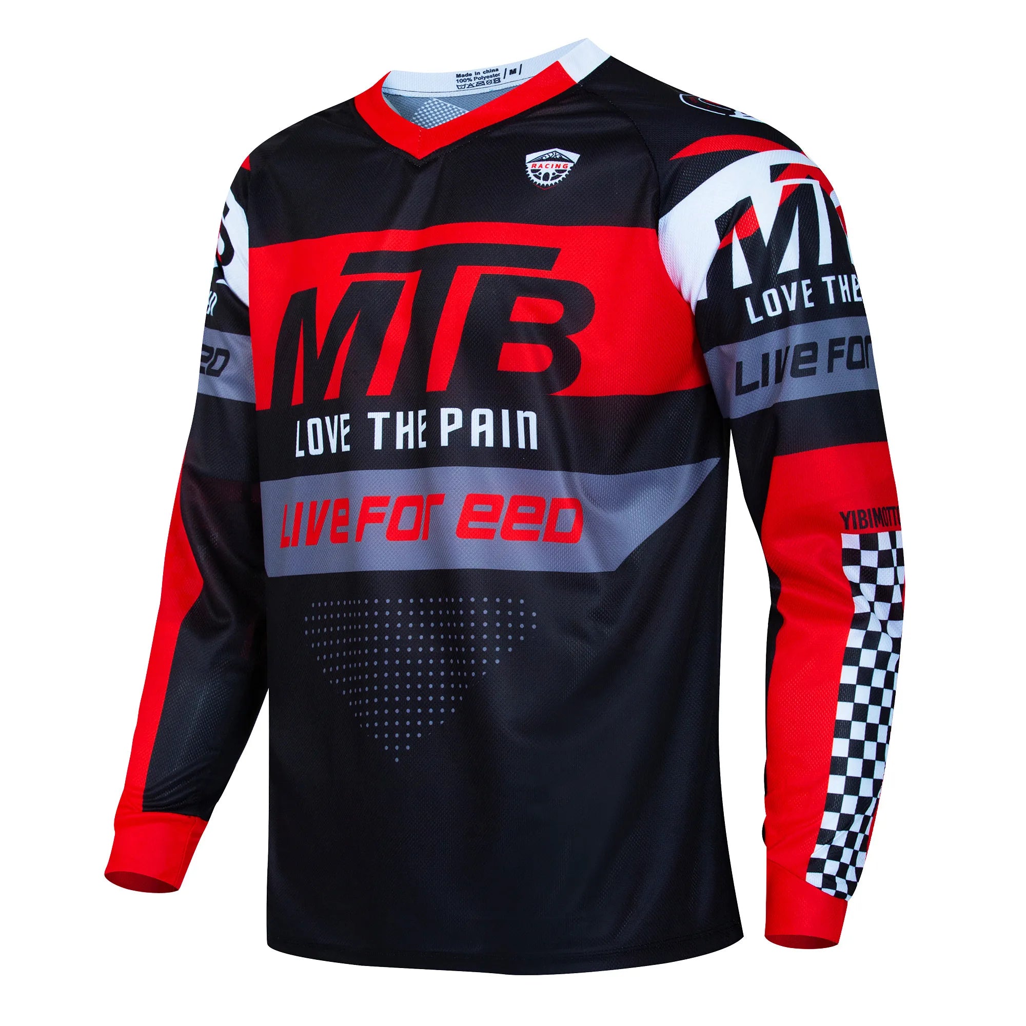 Jersey Descenso Pro Hombre 2025 MTB Carreras Transpirable Secado Rápido - Corporación Turística