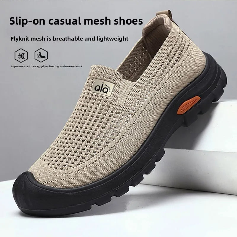 Zapatos de verano para hombre, transpirables, de malla, s...