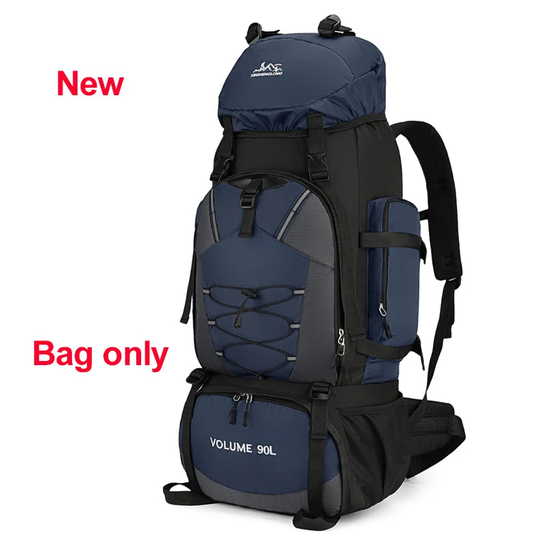 Mochila impermeable de 90L para hombre, bolsa de gran cap...