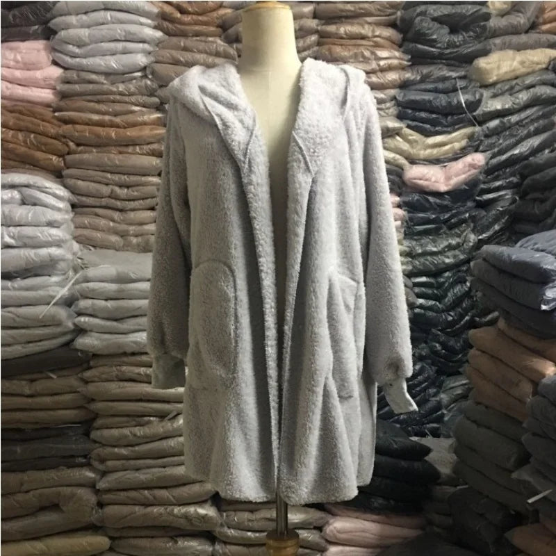 Sudadera de lana de 12 colores, cárdigans largos, Otoño I...